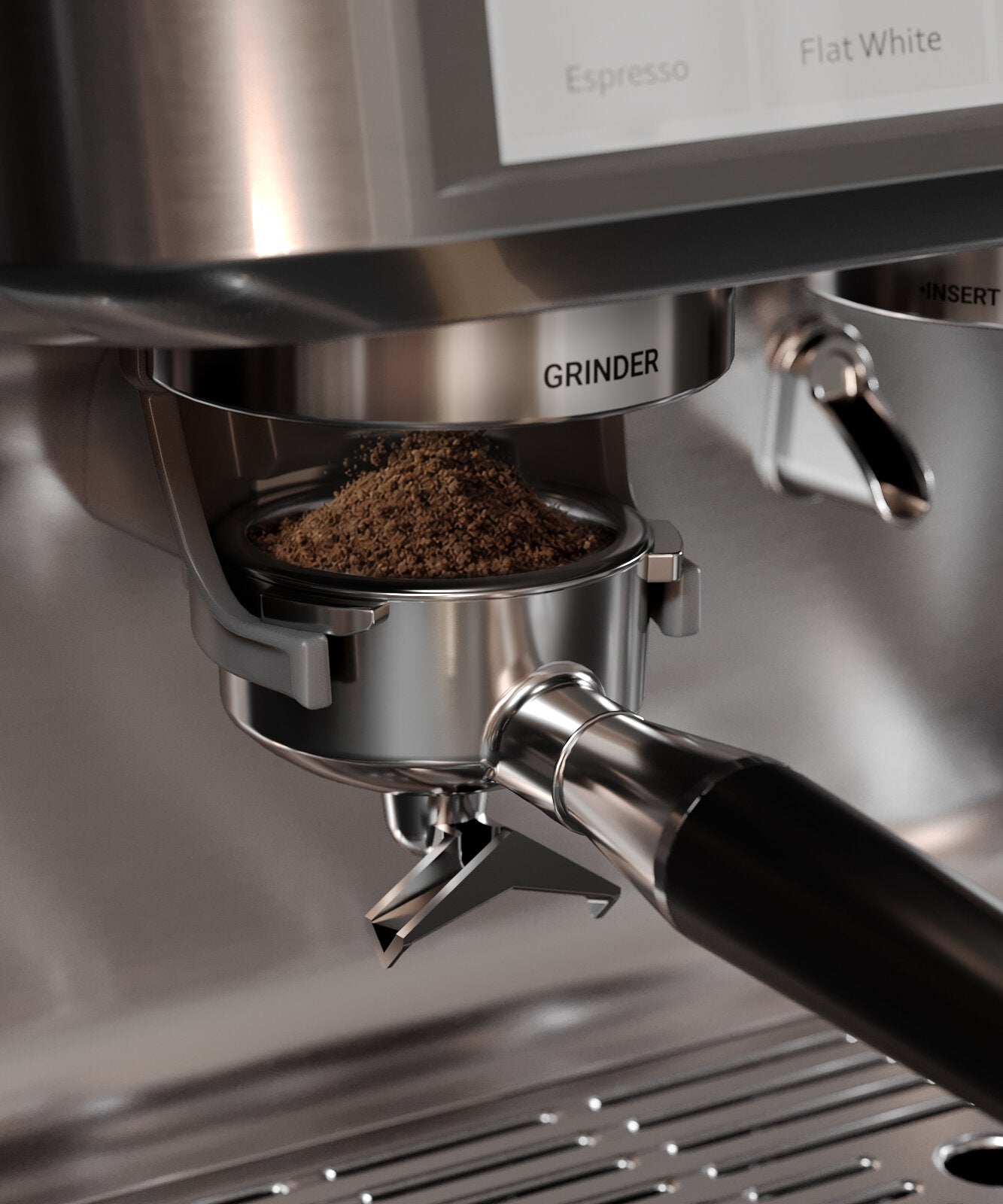 Aspire Expert espressomaskine - sølvfarvet